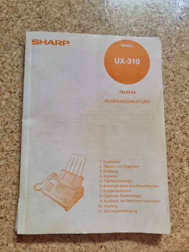 Faxgerät sharp 310 - sharp, ux-310