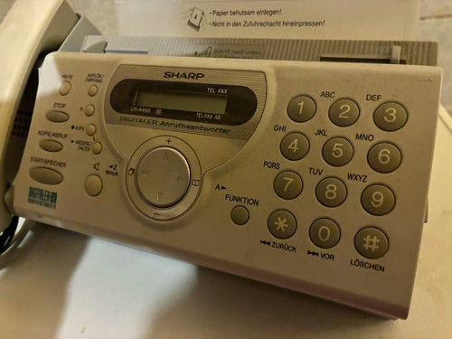 Sharp a460 telefax - sharp,