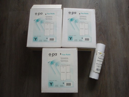 Rollen faxpapier rolle 210 - 19, faxpapier-